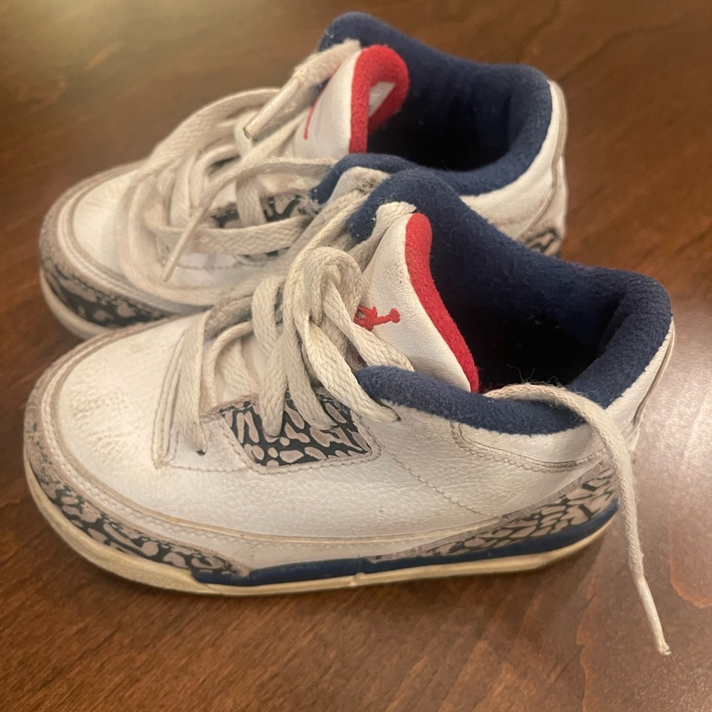 Nike Air Jordan 3 Retro True Blue Toddler Shoes